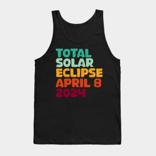 Total Solar Eclipse 2024 Tank Top